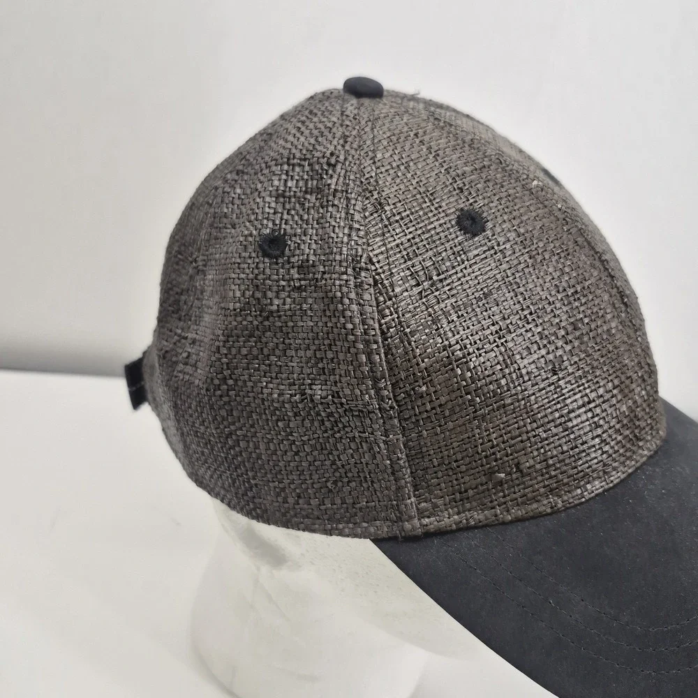 Lululemon Hat Baller Baseball Straw Sunset Black 2016 OSFA Strapback Adjustable